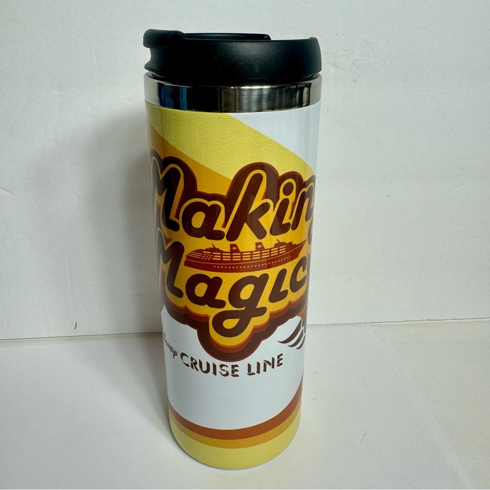NWT. Disney cruise line tumbler. Making Magic cruise line tumbler metal interior